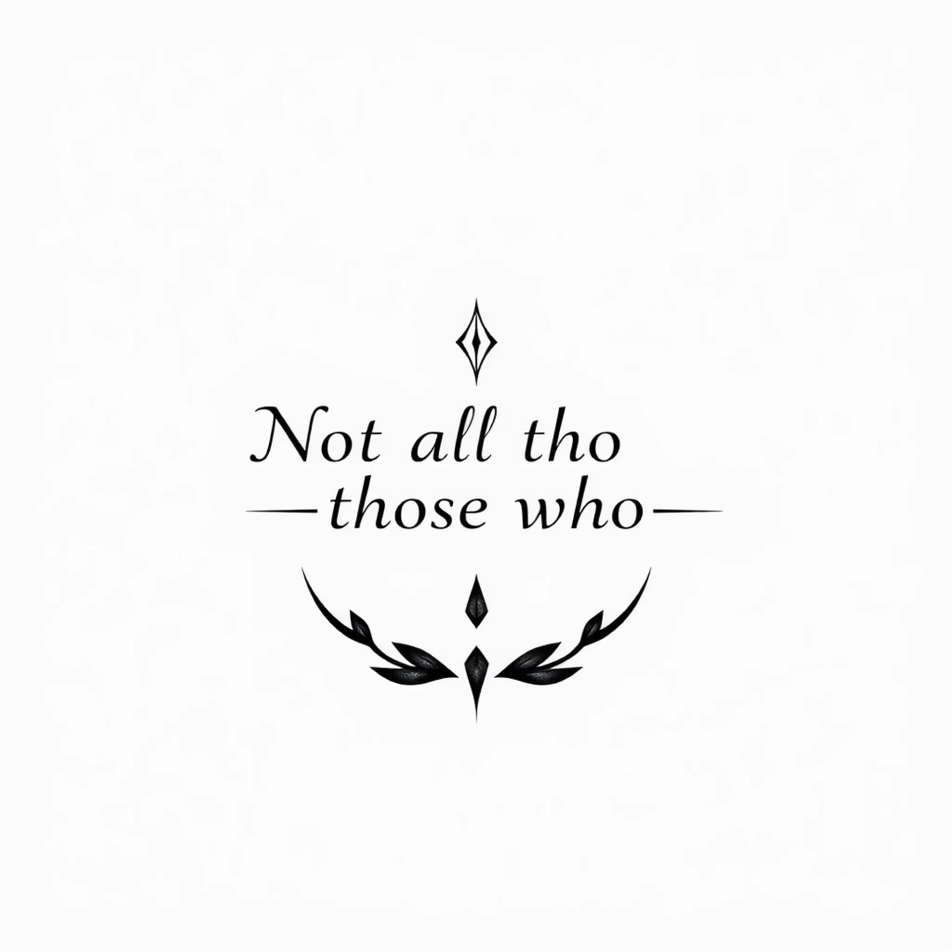Minimalist tattoo: Not all those who