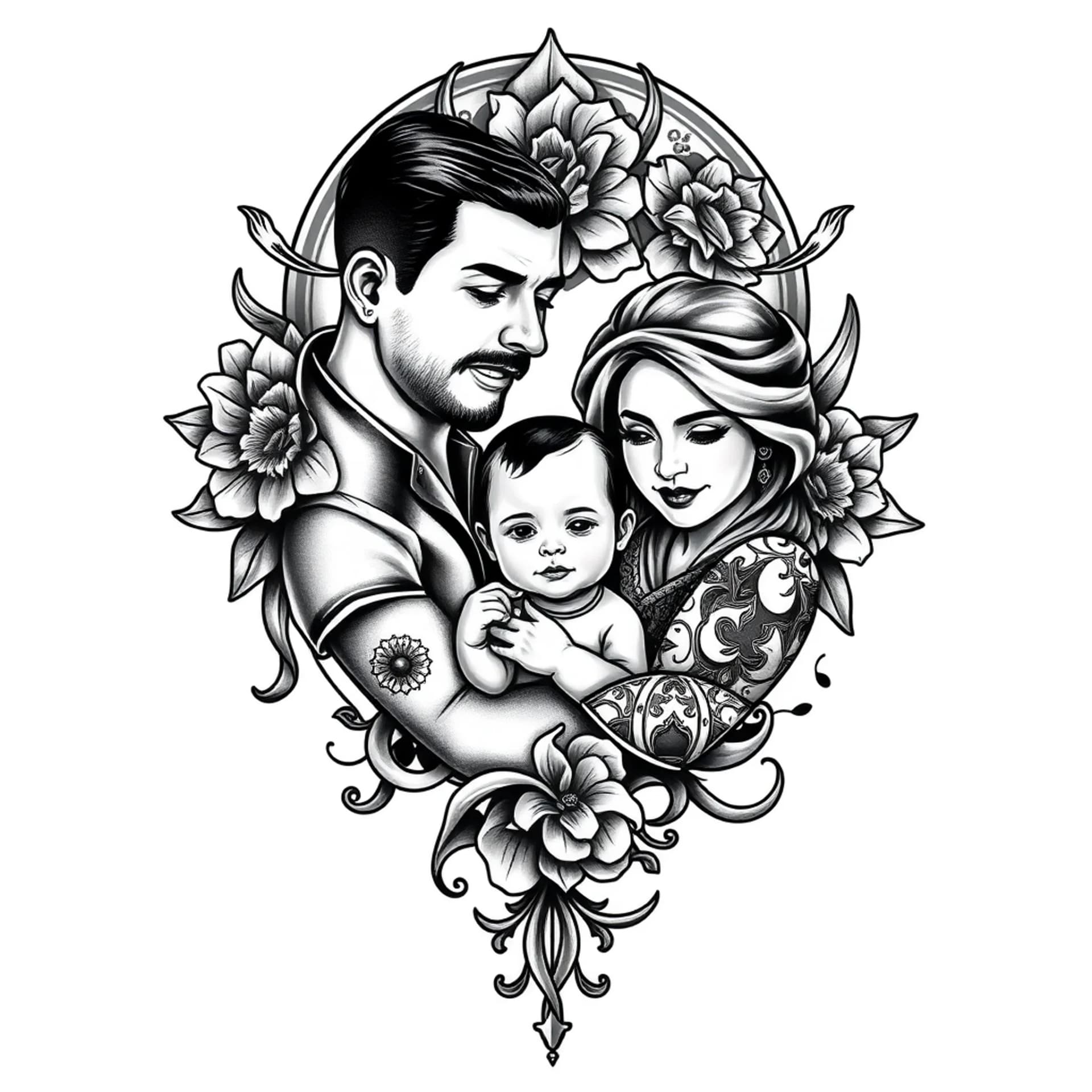 Chicano tattoo: A family orientated with high detail