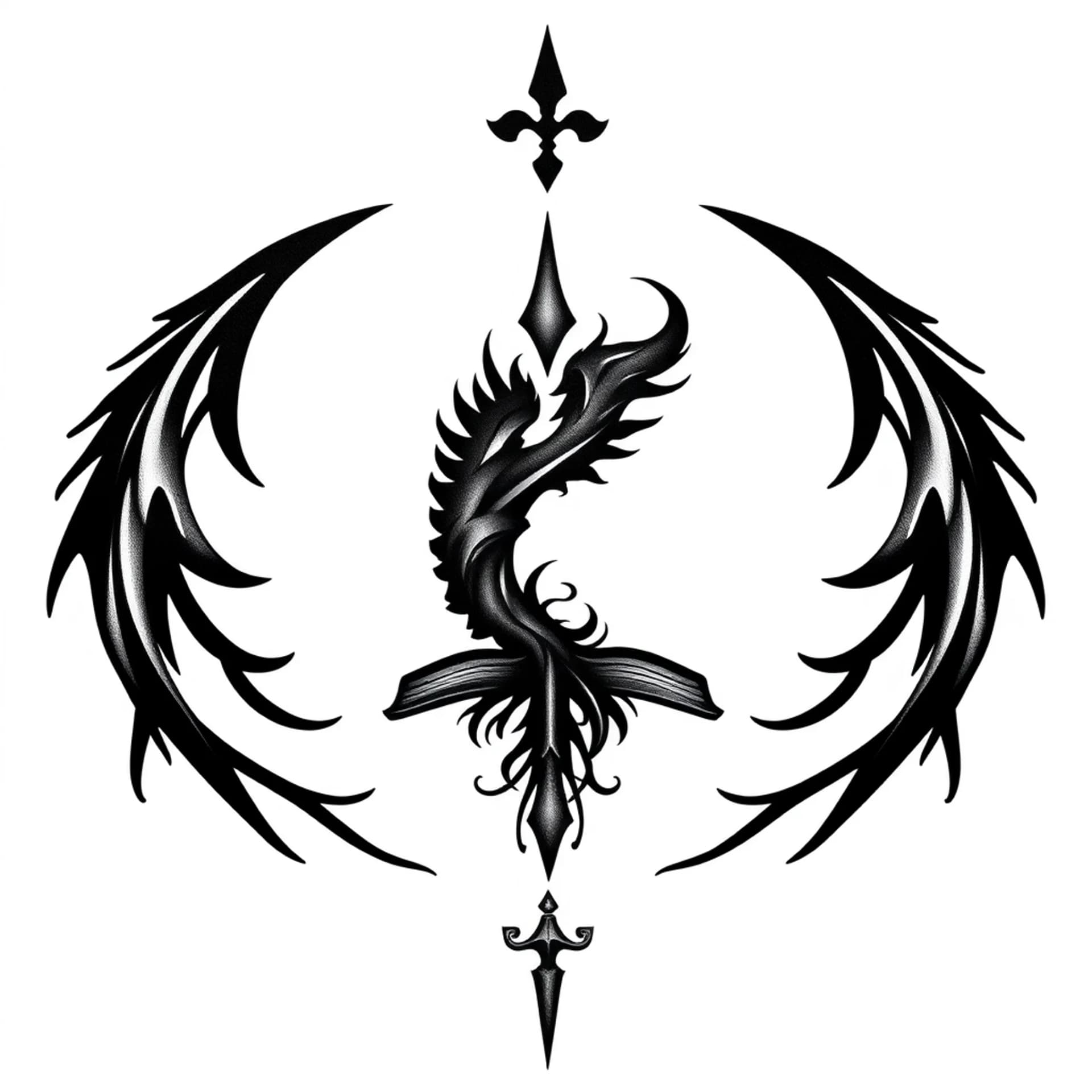 Black And Grey tattoo: 1 is a book
1 is a symbool of shadowhunters
1 is a symbool of red white and royal Blue
1 is a symbool of young royals
1 is a symbool of hartstopper
One is a symbool of heated rivalry
Every simbol is in the tattoo