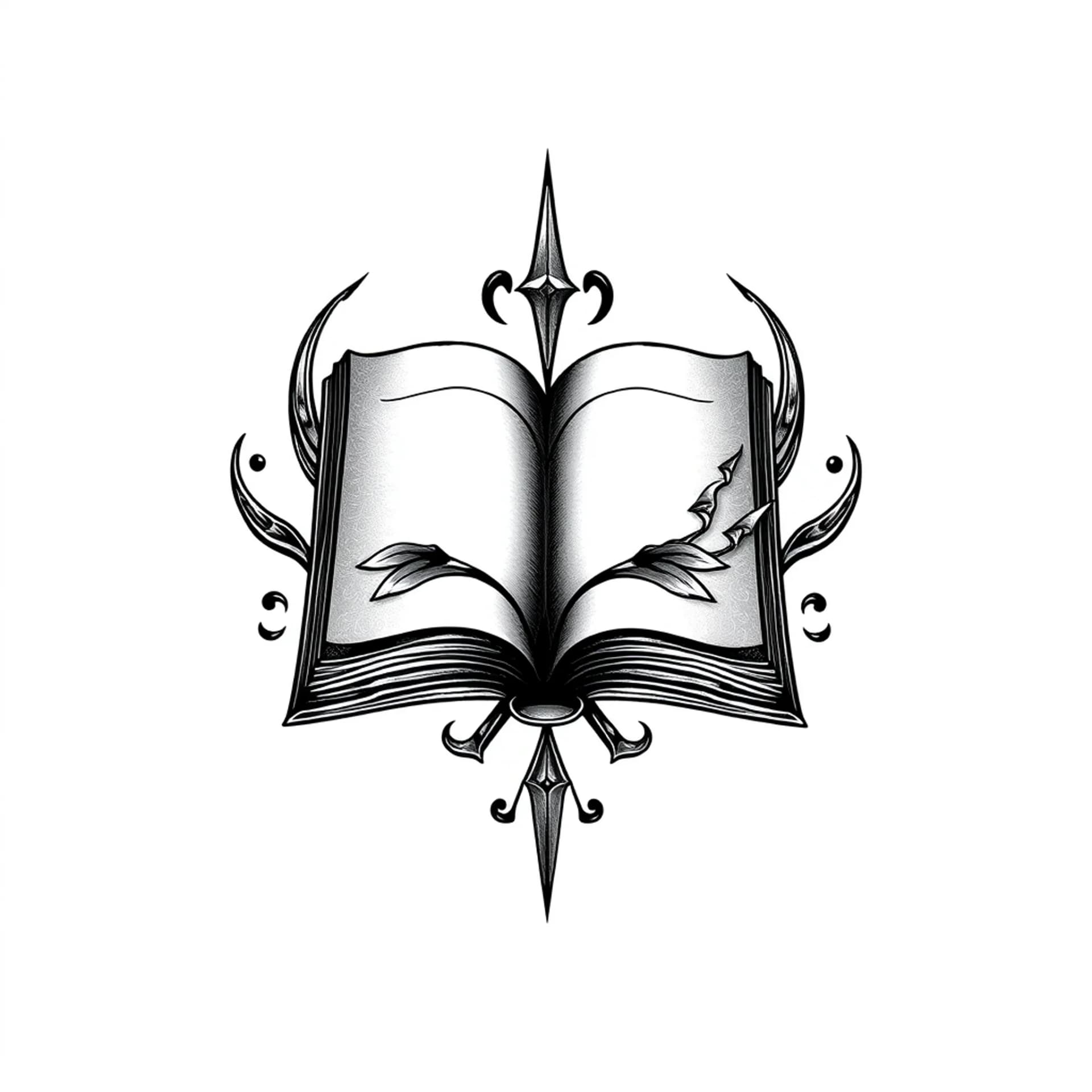 Black And Grey tattoo: 1 is a book
1 is a symbool of shadowhunters
1 is a symbool of red white and royal Blue
1 is a symbool of young royals
1 is a symbool of hartstopper
One is a symbool of heated rivalry
Every simbol is in the tattoo