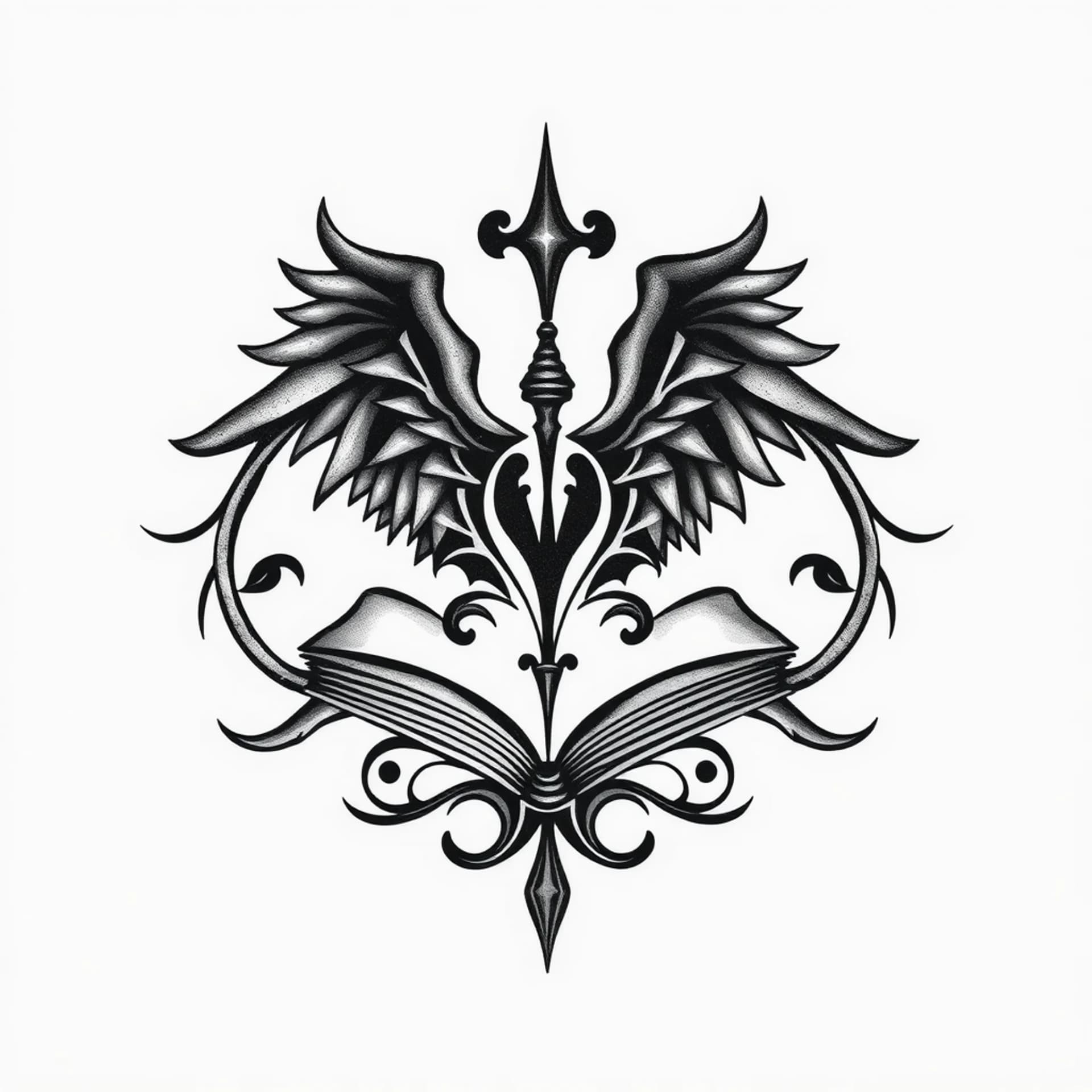 Black And Grey tattoo: 1 is a book
1 is a symbool of shadowhunters
1 is a symbool of red white and royal Blue
1 is a symbool of young royals
1 is a symbool of hartstopper
One is a symbool of heated rivalry
Every simbol is in the tattoo